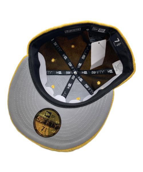 SUPREME（シュプリーム）Supreme (シュプリーム) New Era (ニューエラ) Brushed Wool Box Logo Cap イエロー サイズ:7 5/8 未使用品の古着・服飾アイテム
