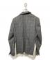 sulvam (サルバム) カットオフチェックテーラードジャケット グレー サイズ:S：22000円
