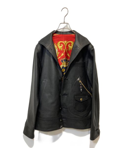 NEXUSⅦ（ネクサスセブン）NEXUSⅦ (ネクサスセブン) レザージャケット ブラック サイズ:48の古着・服飾アイテム