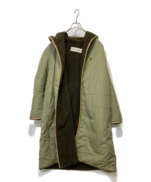 INSCRIRE（アンスクリア）INSCRIRE (アンスクリア) Reversible Coat オリーブ サイズ:38の古着・服飾アイテム