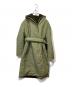 INSCRIRE（アンスクリア）の古着「Reversible Coat」｜オリーブ
