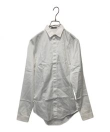 Christian Dior（クリスチャン ディオール）の古着「ビー刺繍ドレスシャツ」｜ホワイト