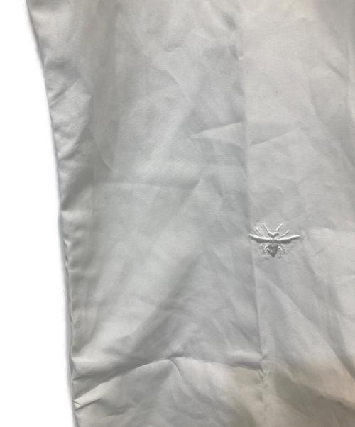 Christian Dior（クリスチャン ディオール）Christian Dior (クリスチャン ディオール) ビー刺繍ドレスシャツ ホワイト サイズ:37の古着・服飾アイテム