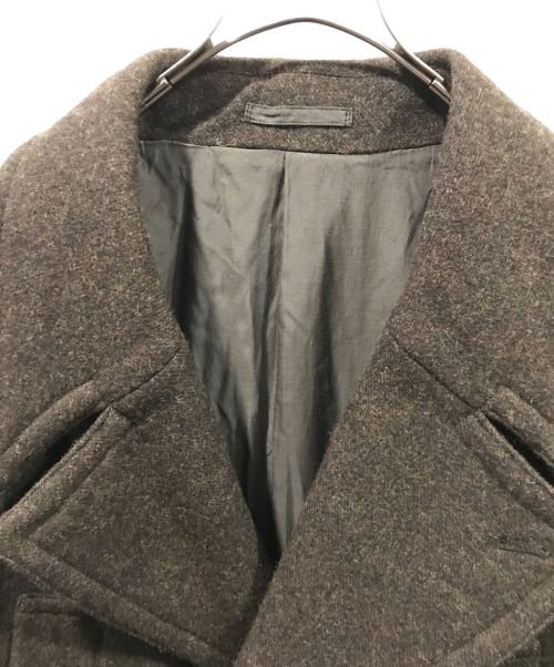 YOKE（ヨーク）YOKE (ヨーク) OVERSIZED DOUBLE BREAST HALF COAT ブラウン サイズ:1の古着・服飾アイテム
