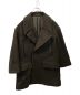 YOKE（ヨーク）の古着「OVERSIZED DOUBLE BREAST HALF COAT」｜ブラウン