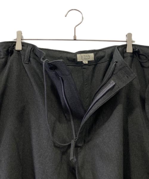 SEDAN ALL-PURPOSE（セダンオールパーパス）SEDAN ALL-PURPOSE (セダンオールパーパス) TECH WOOL OVER PANT グレー サイズ:Mの古着・服飾アイテム
