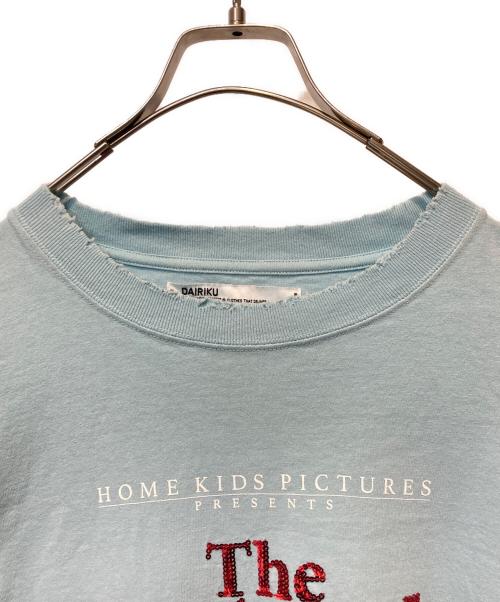 DAIRIKU（ダイリク）DAIRIKU (ダイリク) Brat pack Spangle Tee スカイブルー サイズ:ONEの古着・服飾アイテム