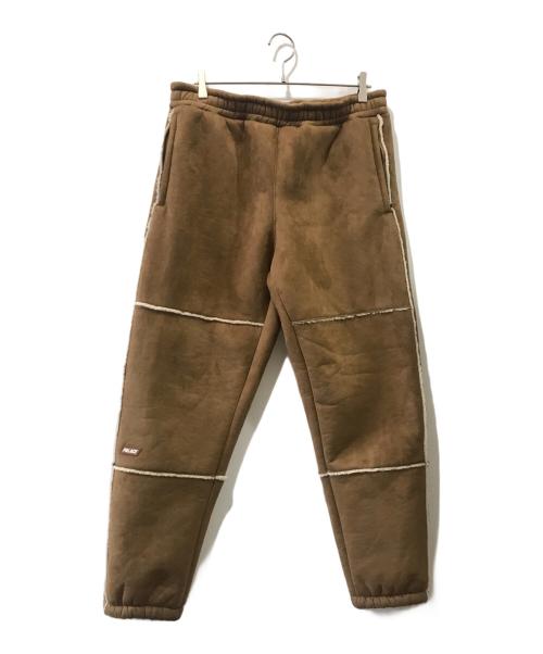 PALACE（パレス）PALACE (パレス) SHERPA FAUX SUEDE JOGGER ブラウン サイズ:Mの古着・服飾アイテム