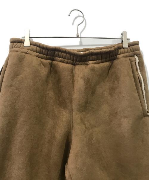 PALACE（パレス）PALACE (パレス) SHERPA FAUX SUEDE JOGGER ブラウン サイズ:Mの古着・服飾アイテム