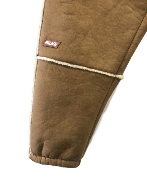 PALACE（パレス）PALACE (パレス) SHERPA FAUX SUEDE JOGGER ブラウン サイズ:Mの古着・服飾アイテム