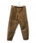PALACE（パレス）の古着「SHERPA FAUX SUEDE JOGGER」｜ブラウン