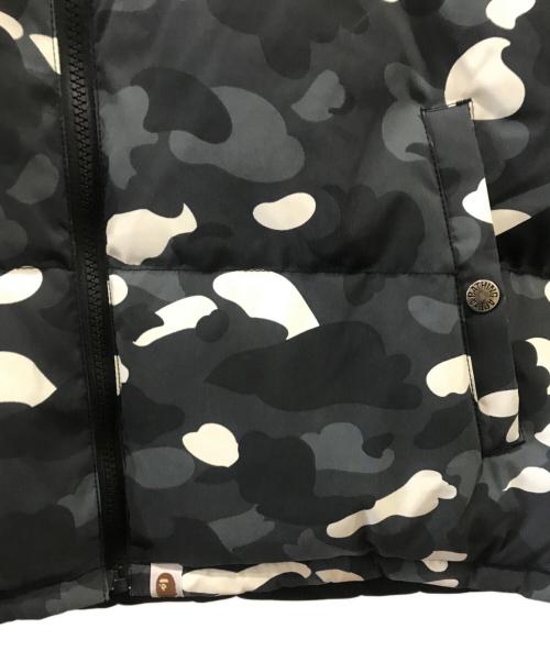 A BATHING APE（アベイシングエイプ）A BATHING APE (アベイシングエイプ) CITY CAMO REVERSIBLE DOWN VEST ブラック サイズ:Lの古着・服飾アイテム