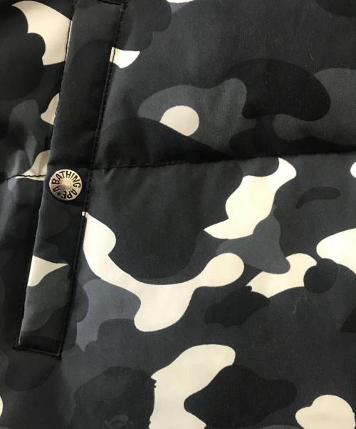 A BATHING APE（アベイシングエイプ）A BATHING APE (アベイシングエイプ) CITY CAMO REVERSIBLE DOWN VEST ブラック サイズ:Lの古着・服飾アイテム