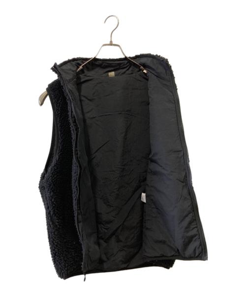 stussy（ステューシー）stussy (ステューシー) SHERPA REVERSIBLE VEST ブラック サイズ:Lの古着・服飾アイテム