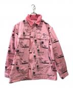 SKY HIGH FARM WORKWEARスカイハイファームワークウェア）の古着「INSULATION PRINT CHORE COAT」｜ピンク