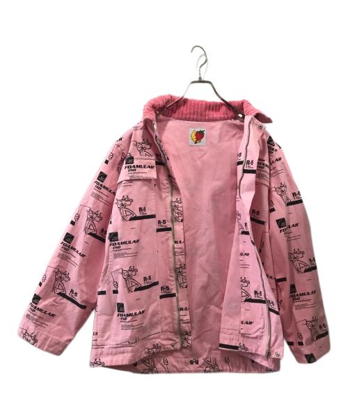 SKY HIGH FARM WORKWEAR（スカイハイファームワークウェア）Sky High Farm Workwear (スカイハイファームワークウェア) INSULATION PRINT CHORE COAT ピンク サイズ:XSの古着・服飾アイテム