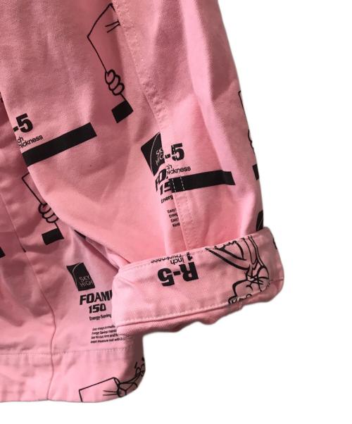 SKY HIGH FARM WORKWEAR（スカイハイファームワークウェア）Sky High Farm Workwear (スカイハイファームワークウェア) INSULATION PRINT CHORE COAT ピンク サイズ:XSの古着・服飾アイテム