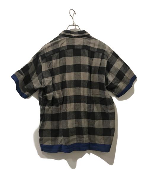 ELECTRIC COTTAGE（エレクトリック コテージ）ELECTRIC COTTAGE (エレクトリック コテージ) S/Sチェックシャツ グレー サイズ:Mの古着・服飾アイテム