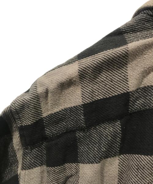 ELECTRIC COTTAGE（エレクトリック コテージ）ELECTRIC COTTAGE (エレクトリック コテージ) S/Sチェックシャツ グレー サイズ:Mの古着・服飾アイテム