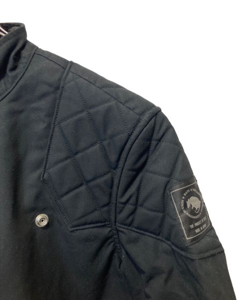 RATS（ラッツ）RATS (ラッツ) The British Millerain (ザ ブリティッシュ ミラレイン) OILED SINGLE RIDERS JACKET ブラック サイズ:Mの古着・服飾アイテム