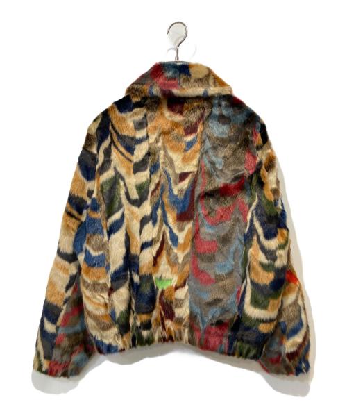 SUPREME（シュプリーム）SUPREME (シュプリーム) Multicolor Faux Fur Bomber Jacket マルチカラー サイズ:Mの古着・服飾アイテム