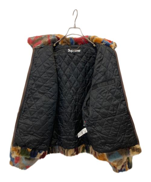 SUPREME（シュプリーム）SUPREME (シュプリーム) Multicolor Faux Fur Bomber Jacket マルチカラー サイズ:Mの古着・服飾アイテム