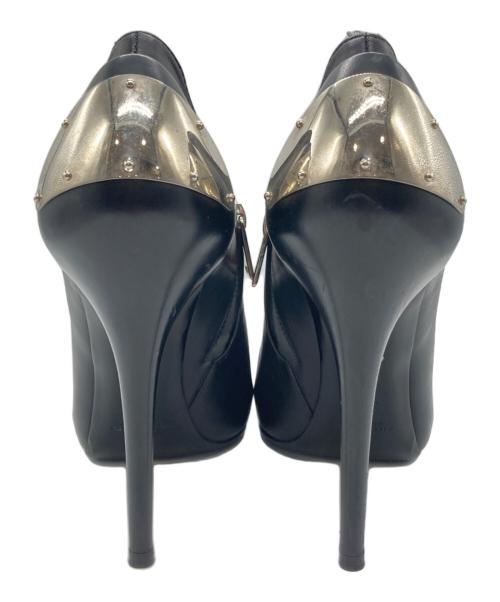 RALPH LAUREN Purple Label（ラルフ ローレン パープル レーベル）RALPH LAUREN PURPLE LABEL (ラルフ ローレン パープル レーベル) ヒールパンプス ブラック サイズ:10Dの古着・服飾アイテム