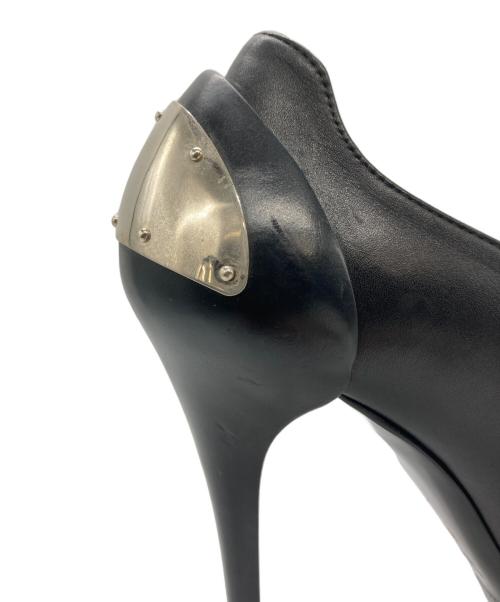 RALPH LAUREN Purple Label（ラルフ ローレン パープル レーベル）RALPH LAUREN PURPLE LABEL (ラルフ ローレン パープル レーベル) ヒールパンプス ブラック サイズ:10Dの古着・服飾アイテム