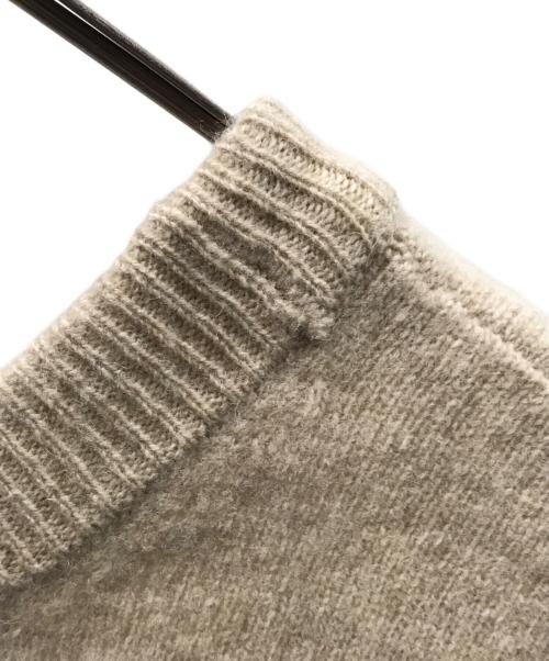 CLANE（クラネ）CLANE (クラネ) SuzuHirose (スズヒロセ) W FACE CENTER SLIT KNIT TOPS ベージュ サイズ:2の古着・服飾アイテム