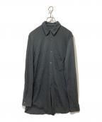 COMME des GARCONS HOMME PLUSコムデギャルソンオムプリュス）の古着「ワイドニットシャツ」｜グレー