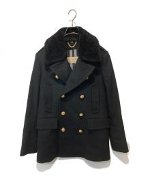 BURBERRY（バーバリー）の古着「Military Pea Coat」｜ブラック