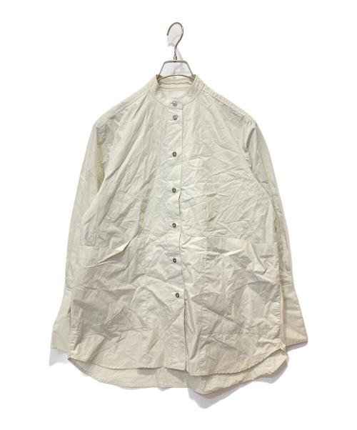 STUDIO NICHOLSON（スタジオ ニコルソン）STUDIO NICHOLSON (スタジオ ニコルソン) BEEK SHIRTS ベージュ サイズ:40の古着・服飾アイテム