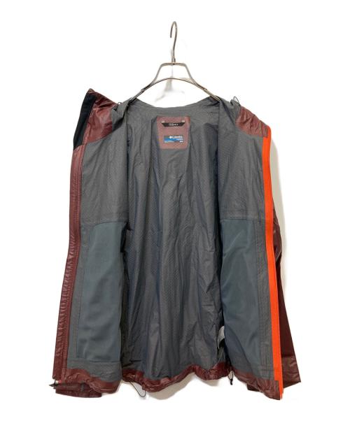Columbia（コロンビア）Columbia (コロンビア) アウトドライエクストリームメッシュフーディッドシェル レッド サイズ:Mの古着・服飾アイテム