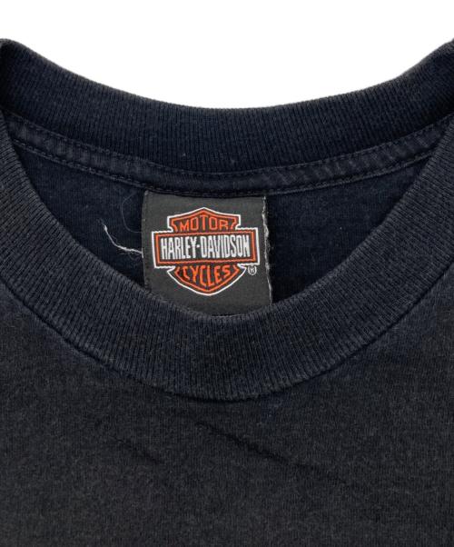 HARLEY-DAVIDSON（ハーレーダビッドソン）HARLEY-DAVIDSON (ハーレーダビッドソン) ヴィンテージプリントTシャツ ブラック サイズ:Lの古着・服飾アイテム