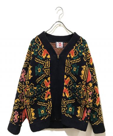 入手困難 son of the cheese wallpaper knit 総柄 中古・古着通販】son of the cheese (サノバチーズ) WALLPAPER KNIT