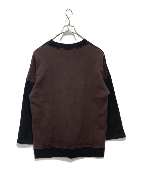 LOEWE（ロエベ）LOEWE (ロエベ) アナグラムニット ブラウン×ブラック サイズ:Sの古着・服飾アイテム