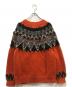 Coohem (コーヘン) KOHEN NORDIC KNIT CARDIGAN グレー×オレンジ サイズ:M：15000円