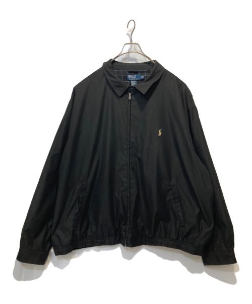 POLO RALPH LAUREN（ポロ・ラルフローレン）POLO RALPH LAUREN (ポロ・ラルフローレン) スウィングトップジャケット ブラック サイズ:4XBの古着・服飾アイテム