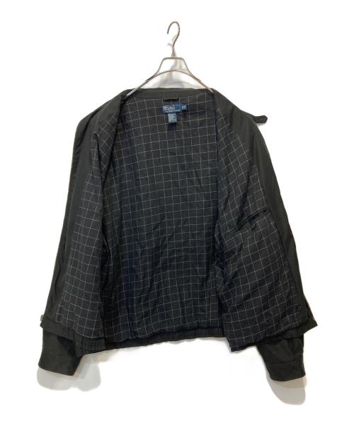 POLO RALPH LAUREN（ポロ・ラルフローレン）POLO RALPH LAUREN (ポロ・ラルフローレン) スウィングトップジャケット ブラック サイズ:4XBの古着・服飾アイテム