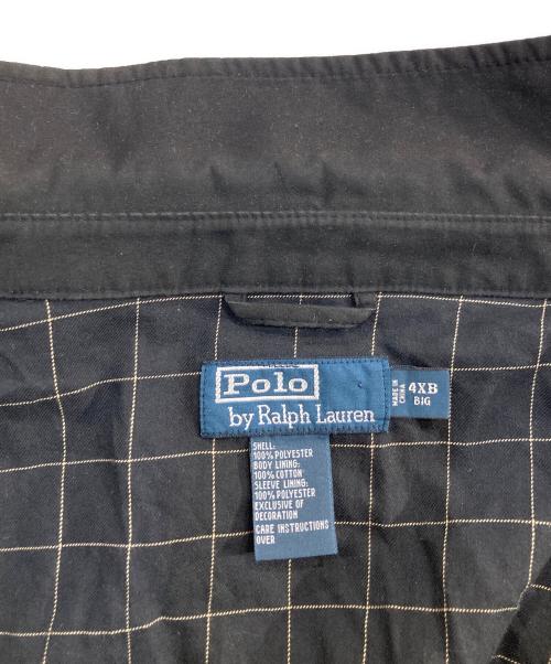 POLO RALPH LAUREN（ポロ・ラルフローレン）POLO RALPH LAUREN (ポロ・ラルフローレン) スウィングトップジャケット ブラック サイズ:4XBの古着・服飾アイテム