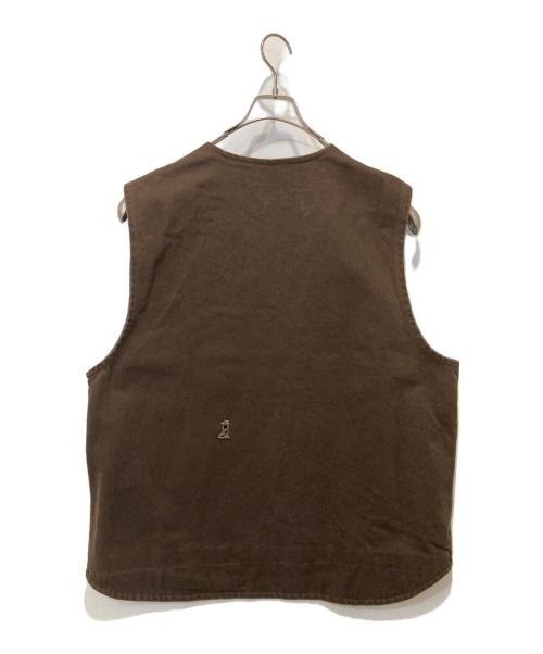 CarHartt（カーハート）CarHartt (カーハート) ダックベスト ブラウン サイズ:XLの古着・服飾アイテム