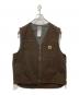 CarHartt（カーハート）の古着「ダックベスト」｜ブラウン