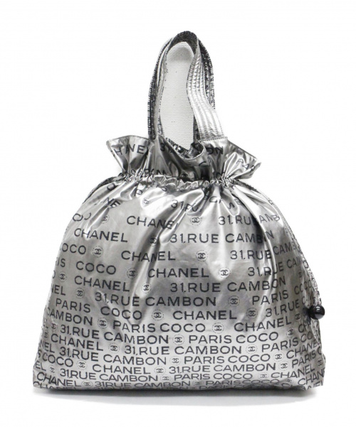 CHANEL（シャネル）CHANEL (シャネル) コーティングトートバッグ グレー アンリミテッド 12750404の古着・服飾アイテム
