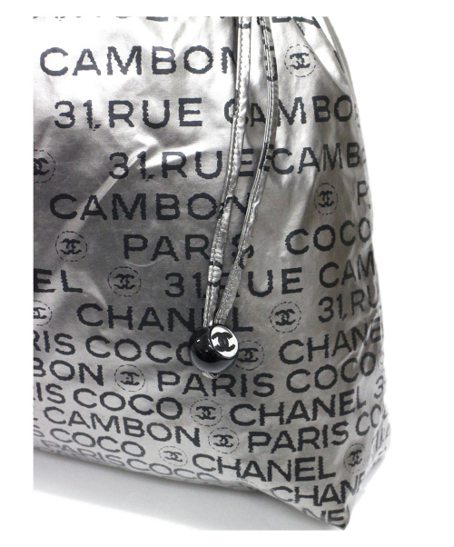 CHANEL（シャネル）CHANEL (シャネル) コーティングトートバッグ グレー アンリミテッド 12750404の古着・服飾アイテム