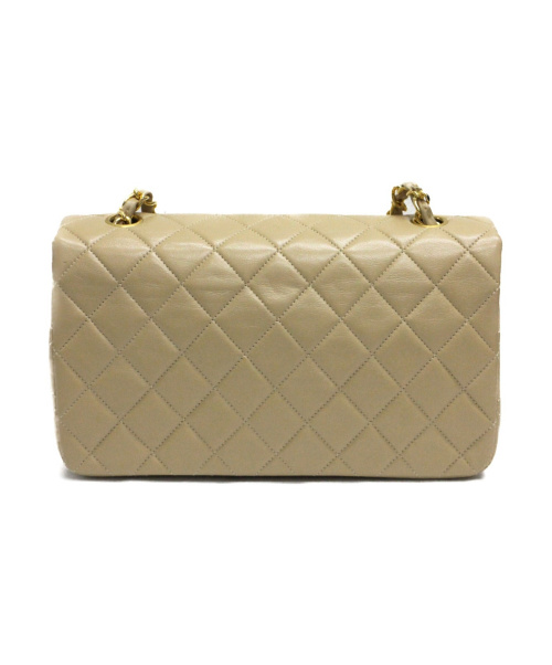 CHANEL（シャネル）CHANEL (シャネル) チェーンショルダーバッグ ベージュ マトラッセ 1707470 ラムスキン　91年製造の古着・服飾アイテム