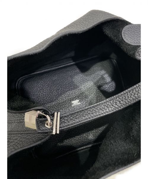HERMES（エルメス）HERMES (エルメス) ピコタンロックMM ブラック サイズ:MMの古着・服飾アイテム