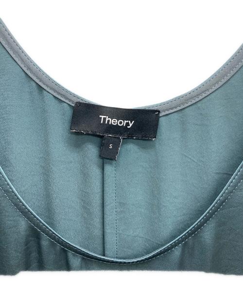 theory（セオリー）theory (セオリー) Crushed Satin Maxi Tank DR ブルー サイズ:Sの古着・服飾アイテム