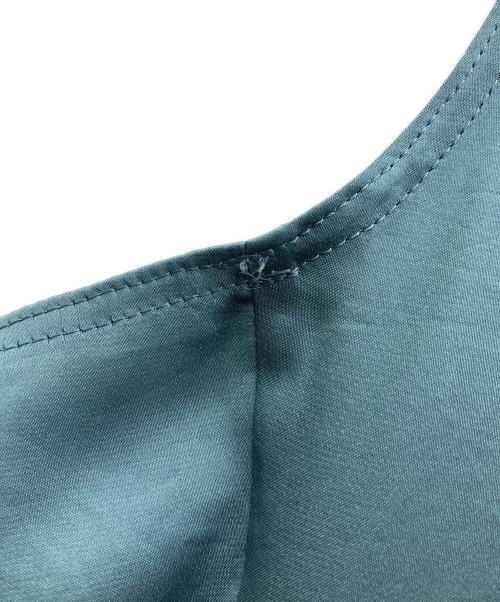 theory（セオリー）theory (セオリー) Crushed Satin Maxi Tank DR ブルー サイズ:Sの古着・服飾アイテム