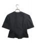ESTNATION (エストネーション) バイカラーステッチパフブラウス ブラック サイズ:36：5000円