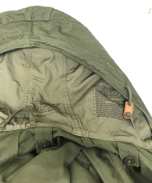 THE REAL McCOY'S（ザ・リアルマッコイズ）THE REAL McCOY'S (ザ・リアルマッコイズ) PARKA-SHELL, M-1951/パーカシェル カーキ サイズ:Sの古着・服飾アイテム